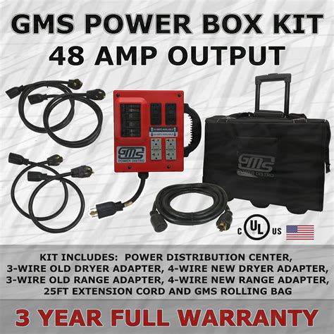 gms distribution power box|generator distribution box.